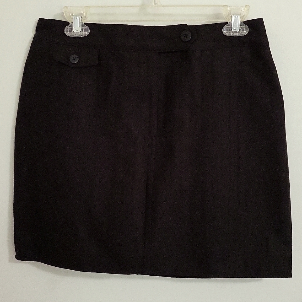Briggs New York skort. Black. Size 10. Cotton.  NWT.